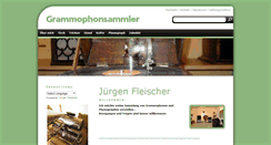 Desktop Screenshot of grammophonsammler.de